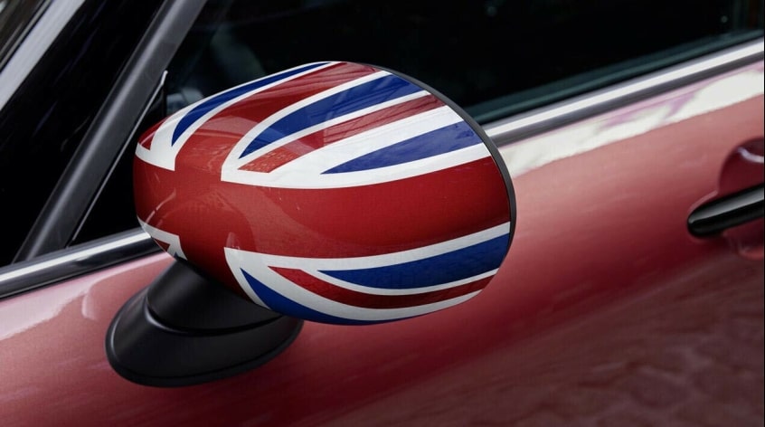 MINI Abdeckung Spiegel rechts "UNION JACK"