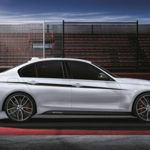 BMW M Performance Schwelleraufsatz schwarz matt rechts für 3er (F30, F31)
