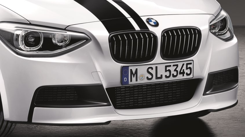 BMW M Performance Frontaufsatz schwarz matt links/rechts für 1er (F20, F21)
