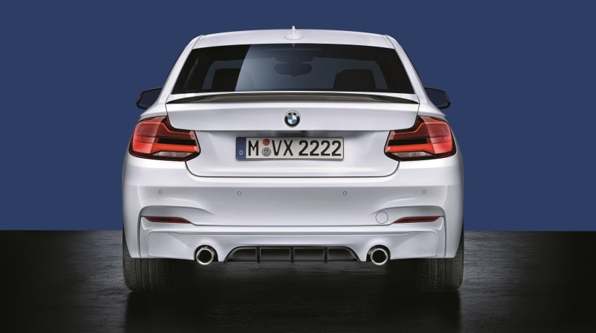 BMW M Performance Heckdiffusor schwarz matt für 2er (F22, F23)