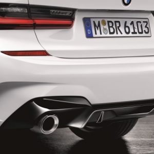 BMW M Performance Stoßfängerblende schwarz Hochglanz hinten für 3er (G20, G21)