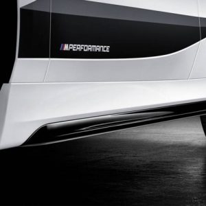 BMW M Performance Seitenschwellereinsatz schwarz hochglänzend links für 1er (F40)
