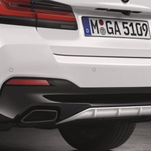 BMW M Performance Stoßfängerblende schwarz Hochglanz hinten für 5er (G30 LCI)