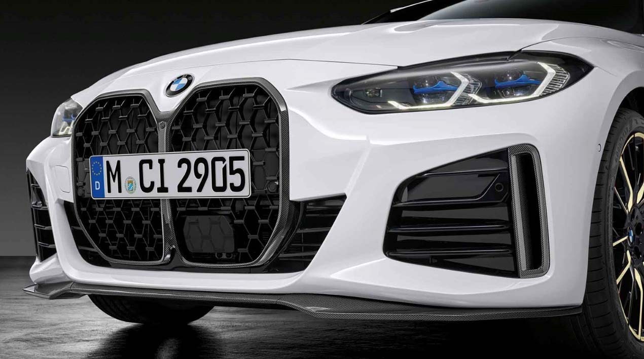 BMW M Performance Frontaufsatz Carbon für 4er, i4 (G26, G26E)