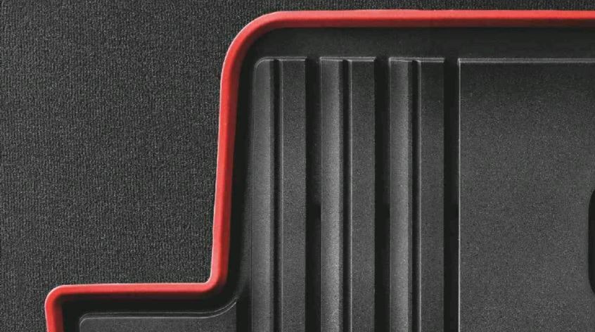 BMW Fußmatten Allwetter hinten für 3er, M3, 4er (F30, F31, F80, F36)