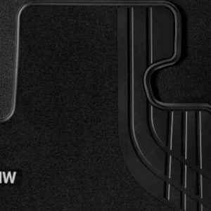 BMW Fußmatten Textil Sport vorn Schwarz für 1er, 2er, M2 (F20, F20N, F21, F21N, F22, F22N, F23, F23N, F87, F87N)