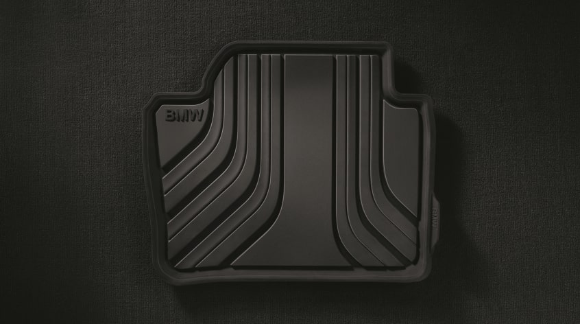 BMW Fußmatten Allwetter "BASIS" hinten für 4er, M4 Cabrio (F33, F33N, F83, F83N)