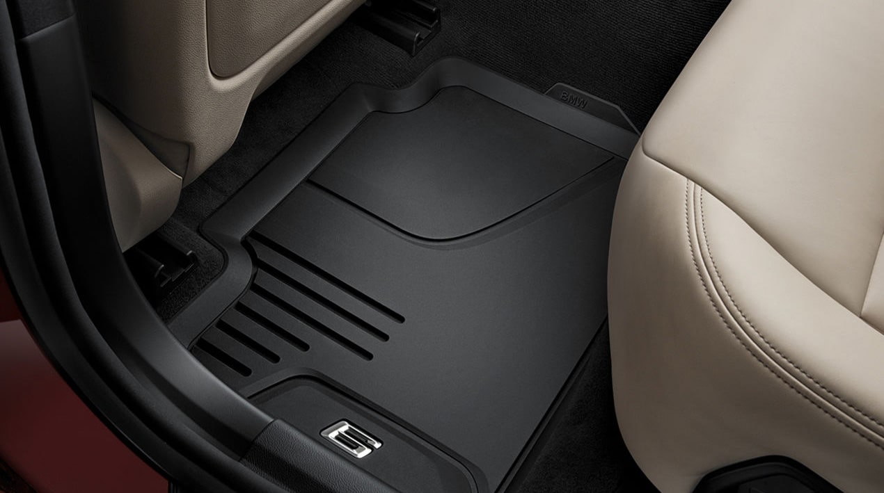 BMW Fußmatten Allwetter hinten schwarz für 6er (G32, G32N)