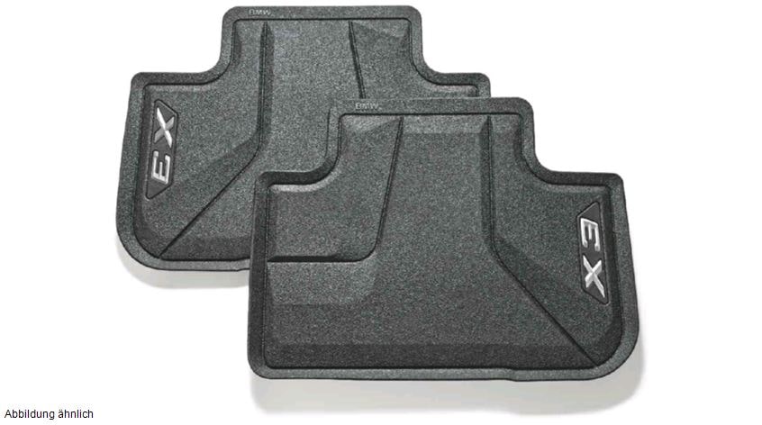 BMW Fußmatten Allwetter hinten für X4, X4M (F98, F98N, G02, G02N)
