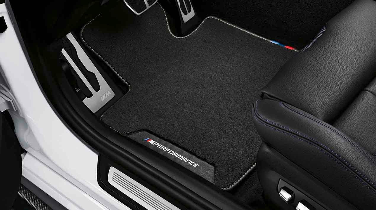 BMW M Performance Fußmatten Satz Schwarz für 5er, M5 (F90N, G30, G30N, G31, G31N)