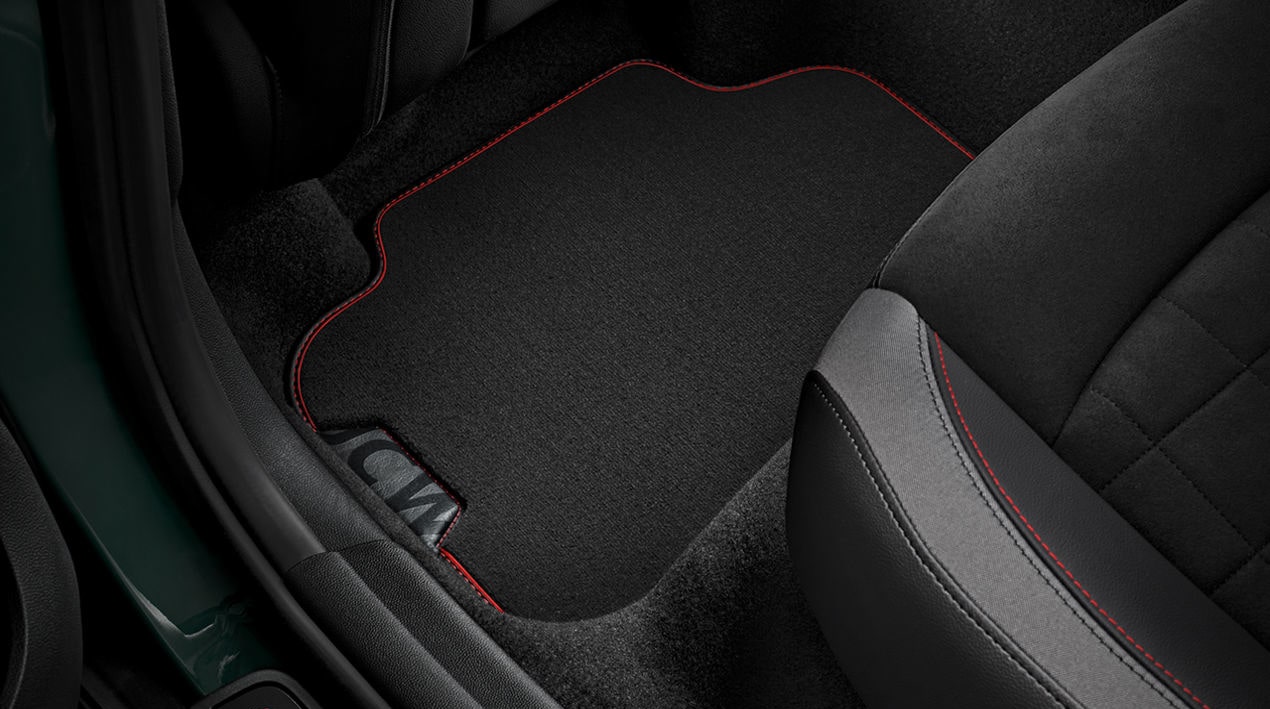 MINI JCW Fussmatten Textil hinten für Hatch (F55, F55N, F65)