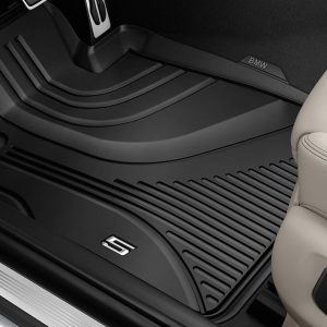 BMW Fußmatten Allwetter vorne Schwarz für 5er, M5 (F90, F90N, G30, G30N, G31, G31N)