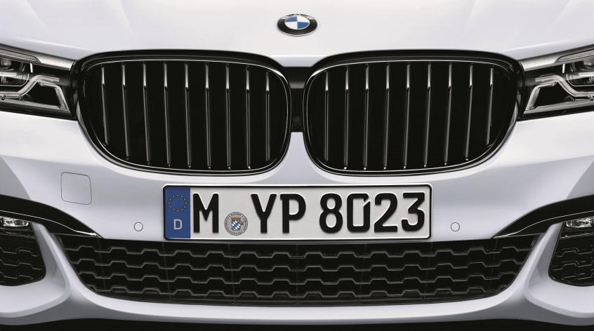 BMW M Performance Frontziergitter schwarz hochglänzend links für 7er (G11, G12)