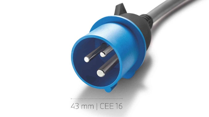 MINI Adapter Ladekabel für Flexible Fast Charger 2.0 (CEE blau 16A)