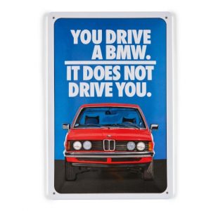BMW Blechschild Claim BMW