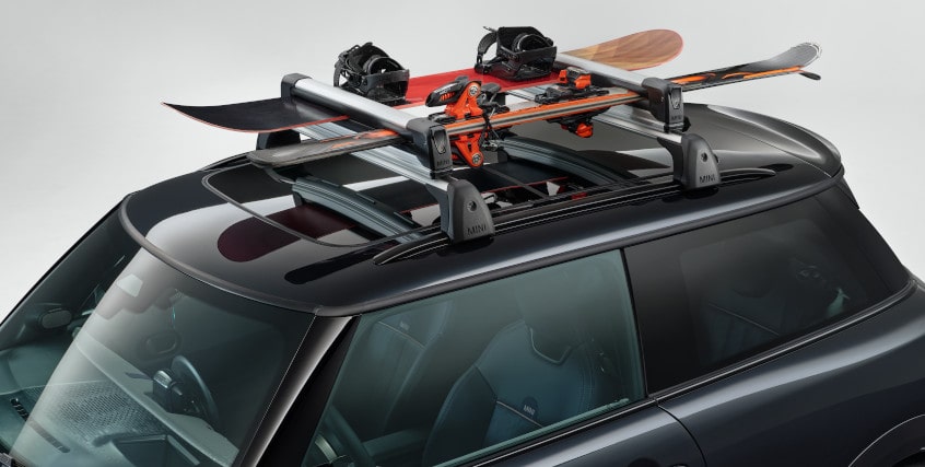 MINI Ski- und Snowboard-Halterung ausziehbar