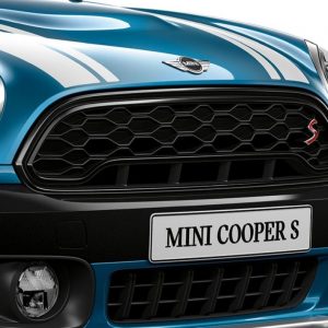 MINI Ziergitter Frontklappe Piano Black