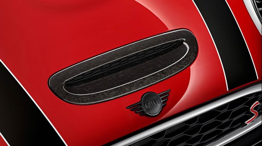MINI JCW Lufteinlassblende Stitched Carbon