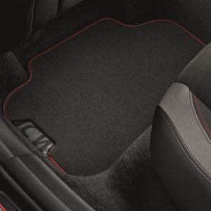MINI JCW Fussmatten Textil hinten für Hatch (F56, F56E, F56F, F56N, F66, JCW)