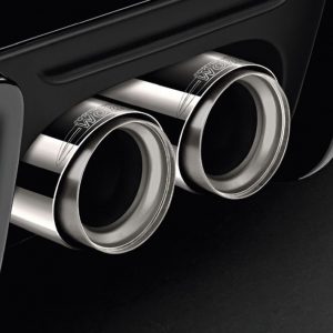 MINI JCW Endrohrblende Chrom