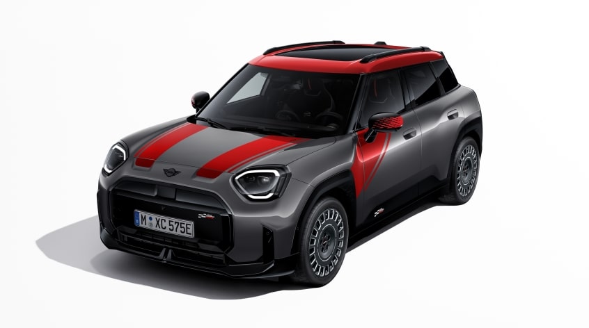 MINI JCW Klebefolie Seiten Chili Red für Aceman (J05)