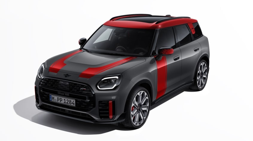 MINI JCW Klebefolie Seiten Chili Red für Countryman (U25)