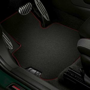 MINI JCW Fussmatten Textil vorne für Hatch und Cabrio (F55, F55N, F56, F56E, F56F, F56N, F57, F57F, F57N, F65, F66, F67, JCW)