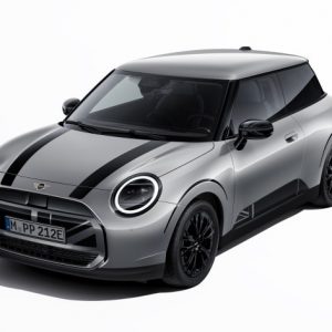 MINI Front-Folierung Heritage schwarz Hochglanz für Hatch (J01)