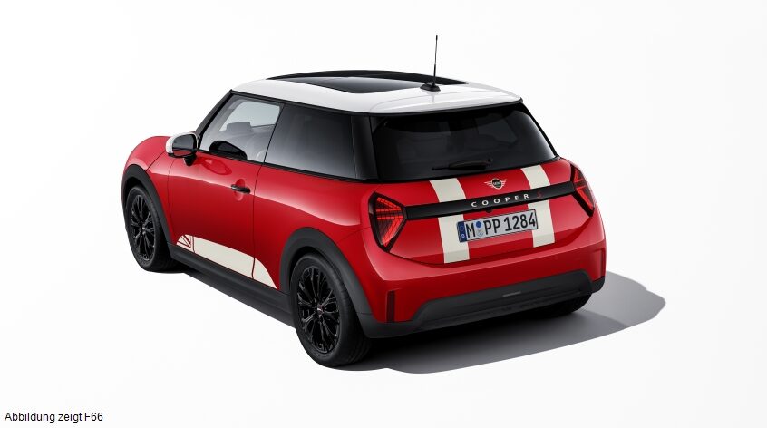 MINI Heck-Folierung Heritage Aspen White für Hatch (F65)