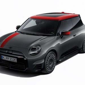 MINI JCW Motorhauben-Folierung Chili Red für Hatch (J01)