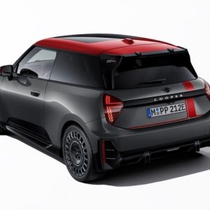 MINI JCW Heck-Folierung Chili Red für Hatch (J01)