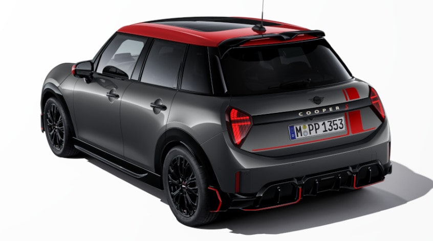 Klebefolie Klebefolie Heckklappe JCW Chili Red (F65)